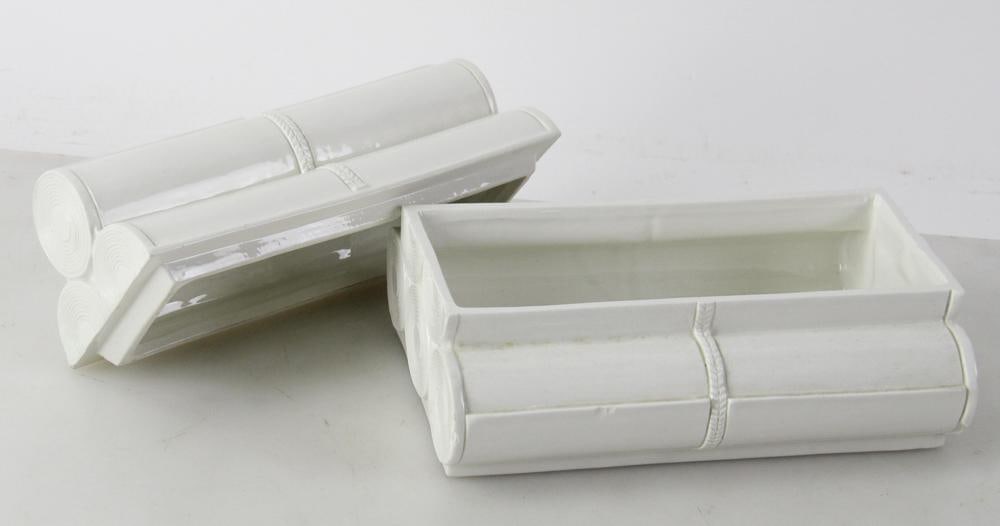 Ceramic Boxes Attributed to Borghese, Italy - 4