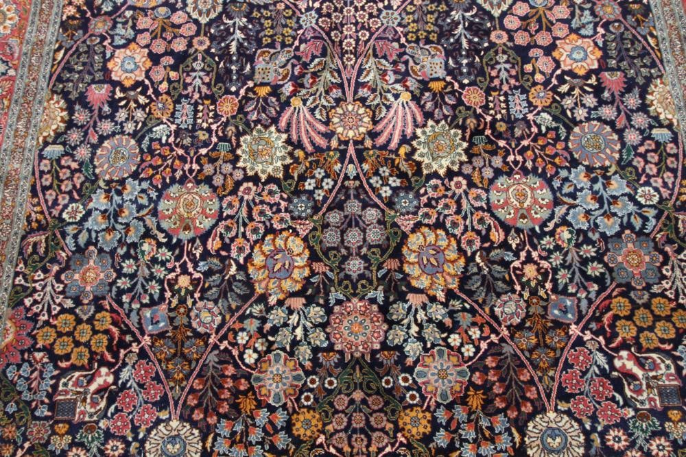 Fine Indo Tabriz Rug - 5