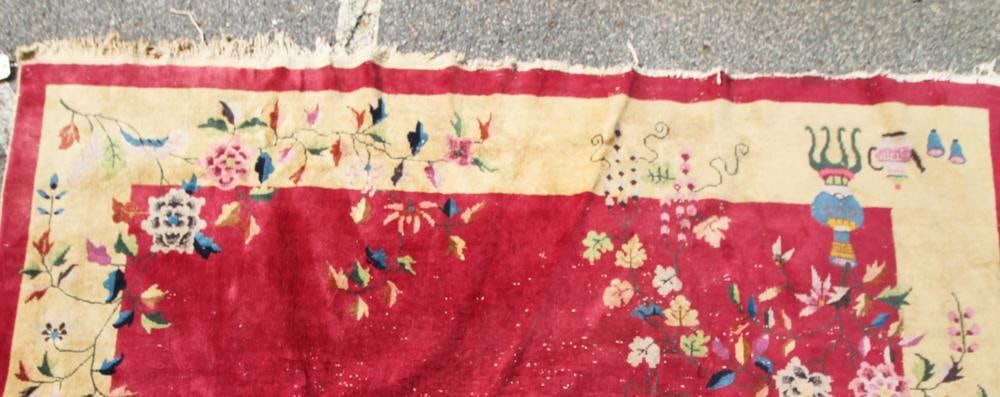 Antique Chinese Rug - 3