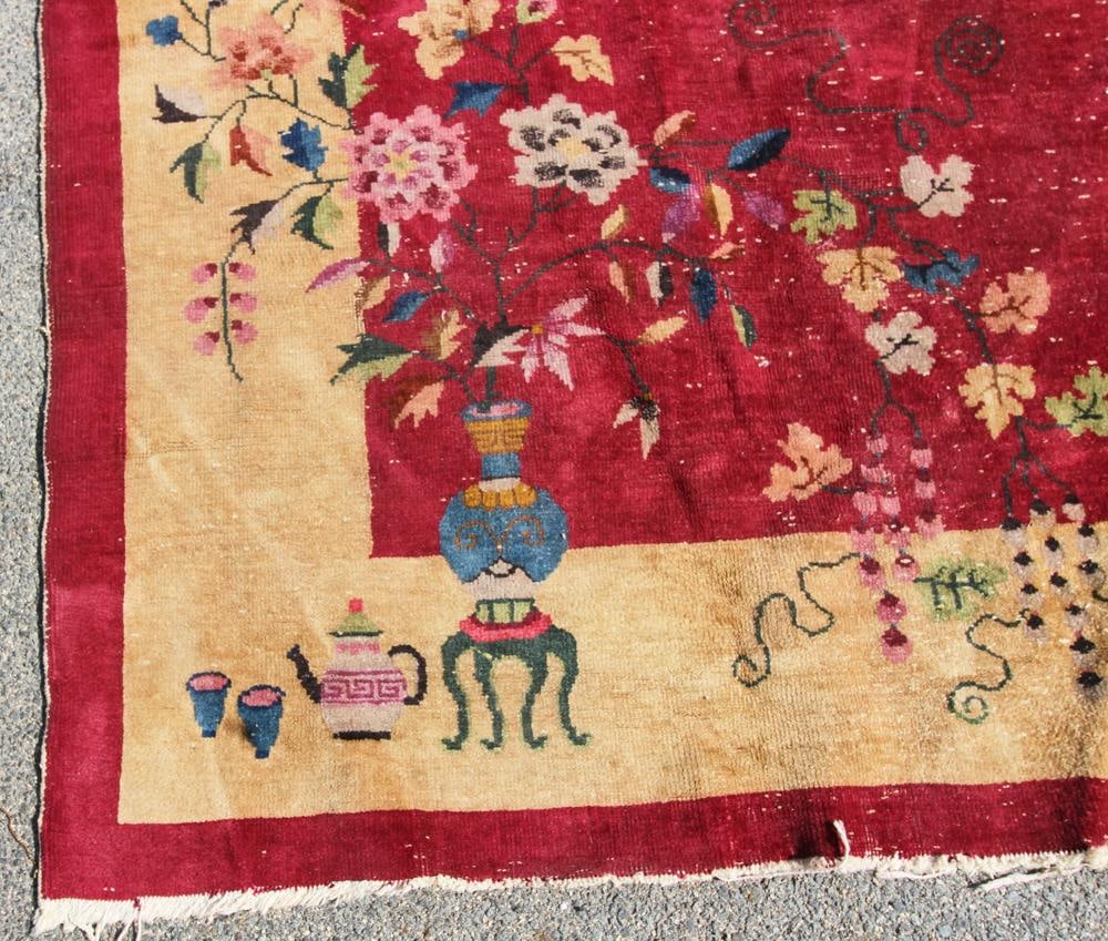 Antique Chinese Rug - 4