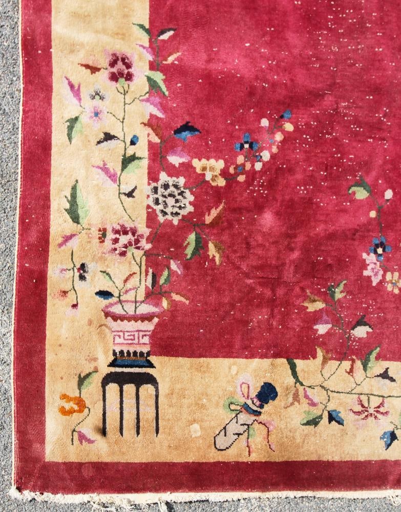 Antique Chinese Rug - 6