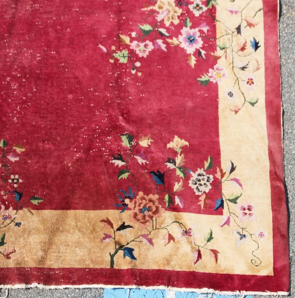 Antique Chinese Rug - 7