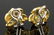 Pr. 18K Gold, Diamond and Emerald Clip Earrings - 2