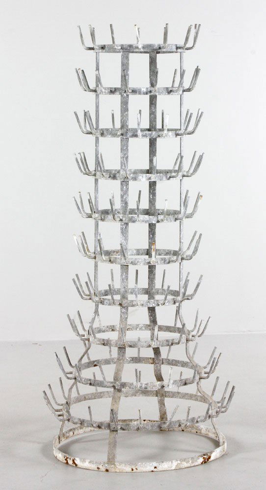 Wine Bottle Rack in the Manner of Marcel Duchamp
