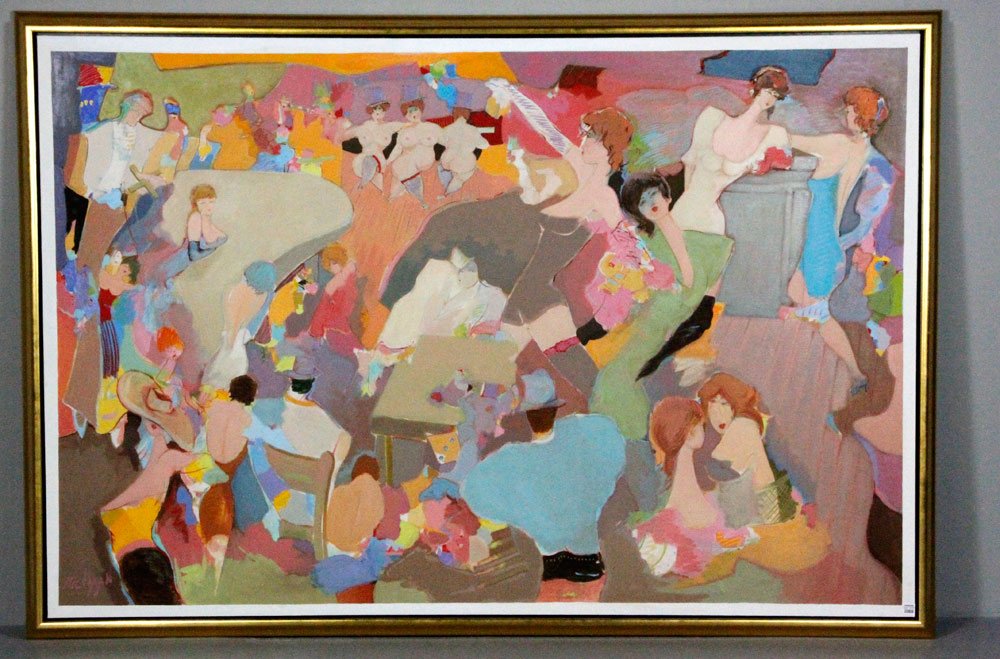 Michaan, â€œThe Copacabana Trio,â€ O/C: Moshe Michaan (Iraeli, b. 1936), â€œThe Copacabana Trio,â€ oil on canvas, signed lower left â€œMichaan,â€ includes exhibition catalog from the Patricia Judith Art Gallery, certificate of