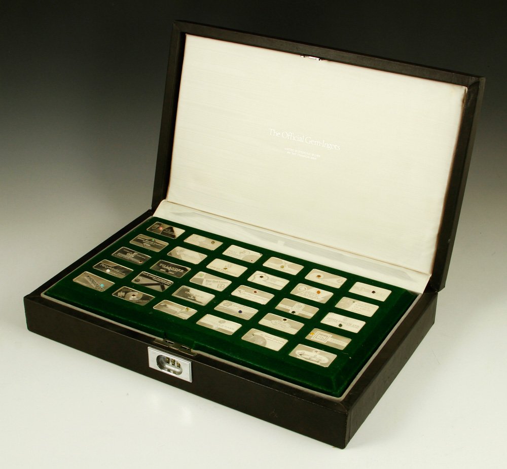 Franklin Mint "The Official Gem Ingots"