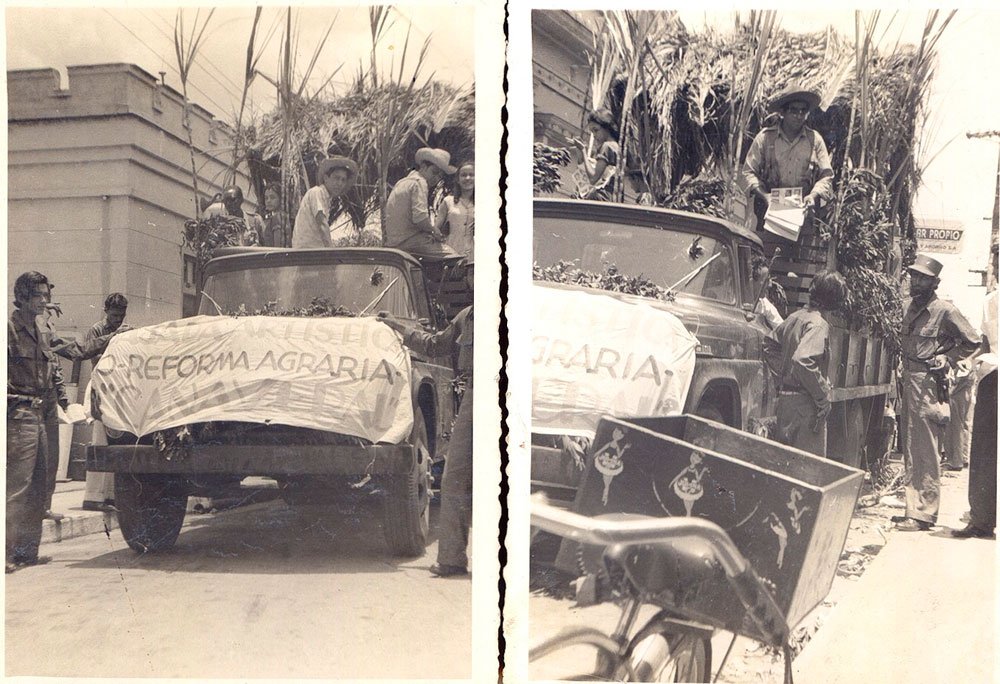 2 Photographs of Cuban Land Reform Movement: Two photographs of Reforma Agraria, land reform movement following the Cuban Revolution, carried out by The National Institute for Agrarian Reform beginning in 1959, both inscribed verso "Santa Clara 