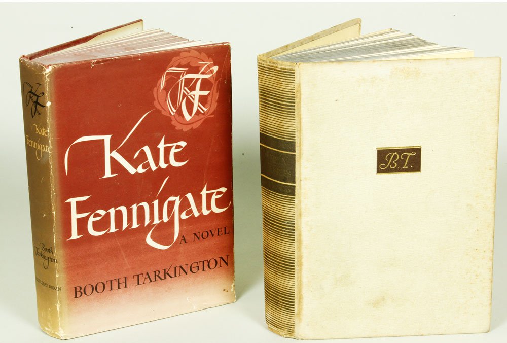 2 Inscribed Tarkington Books: Lot of two books by Booth Tarkington, Pulitzer Prize winner in 1919 and in 1922, inscribed to Walker Hancock, to include: Rumbin Galleries, illustrated by Ritchie Cooper, 1937, Doubleday, Doran & Co.,