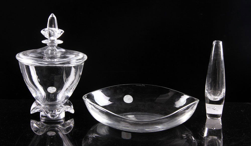 3 Pieces of Steuben Crystal (1 of 5)