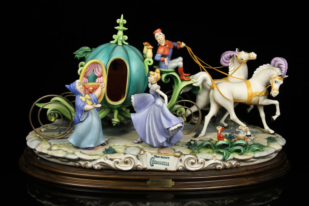 Capodimonte "Walt Disney's Cinderella" Figural Group (1 of 10)