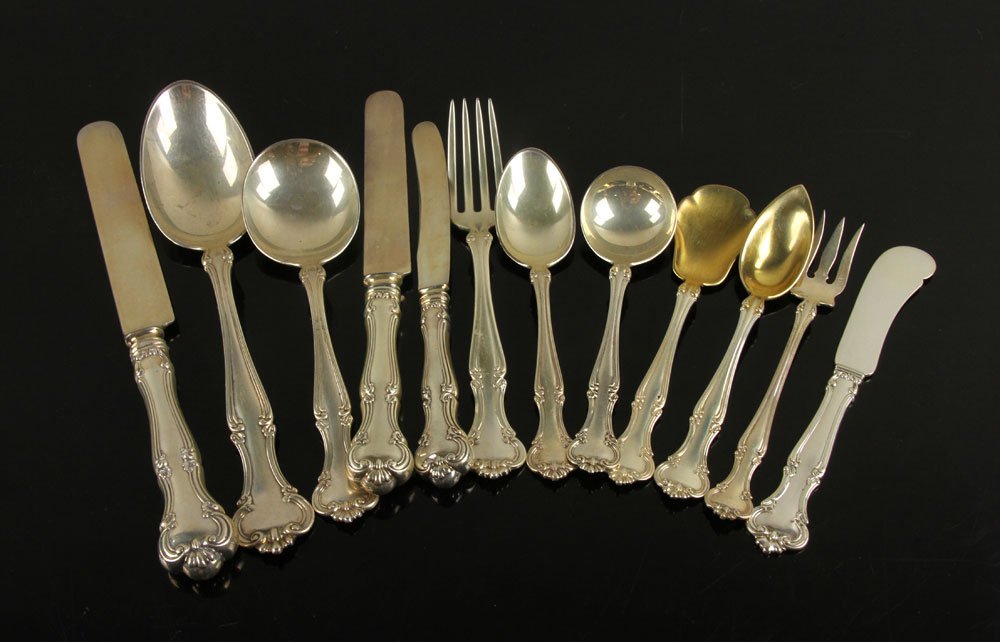 Gorham "Cromwell" Sterling Flatware Service (1 of 9)