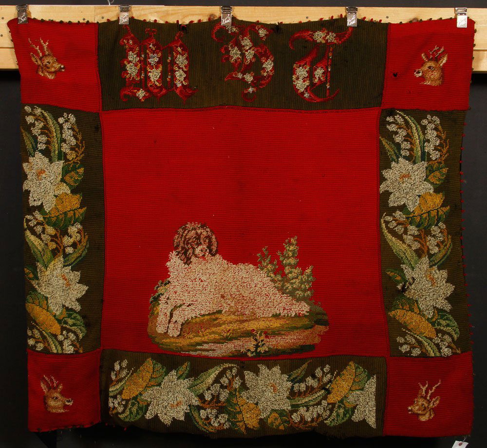 19th C. Horse and Buggy  Blanket (1 of 5)
