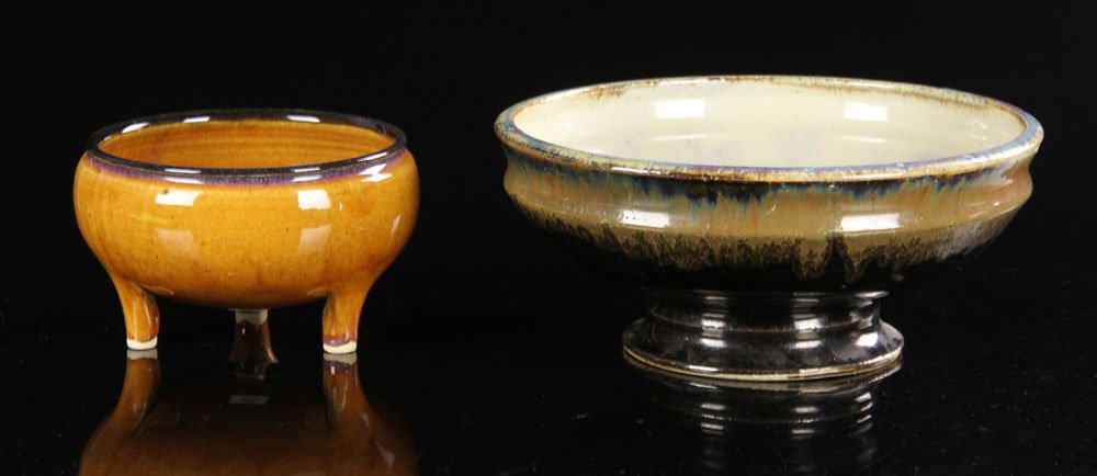 Two Japanese Glazed Bowls (1 of 4)