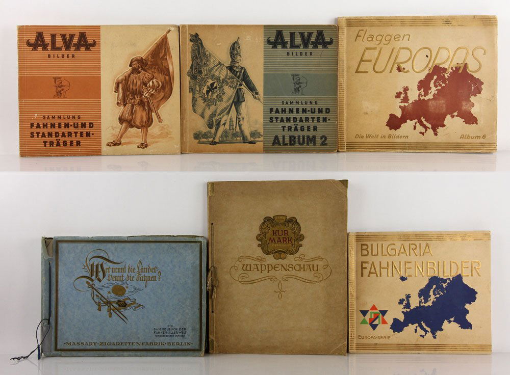 6 German Collectable Cigarette Card Albums (1 of 8)
