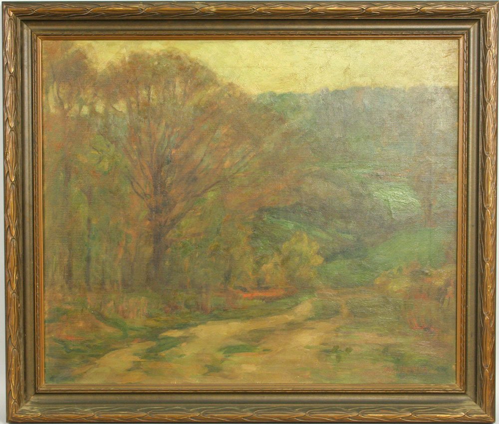 Berneker, Woodland Landscape, O/C (1 of 3)
