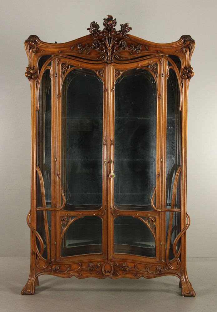 Attr. Guimard, Art Nouveau Cabinet (1 of 7)