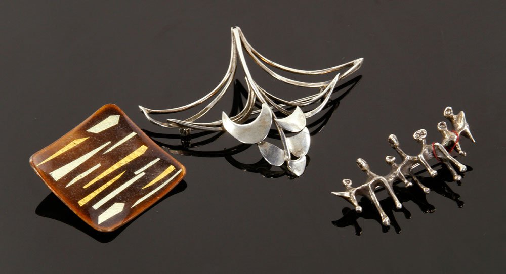 3 Mid Century Pins (1 of 4)