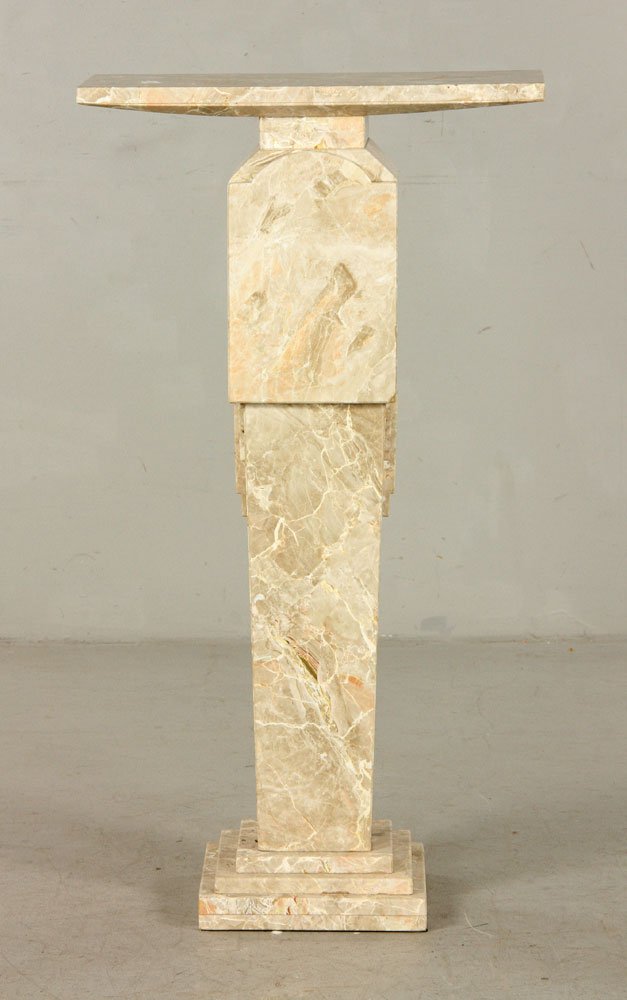 Art Deco Marble Pedestal (1 of 4)