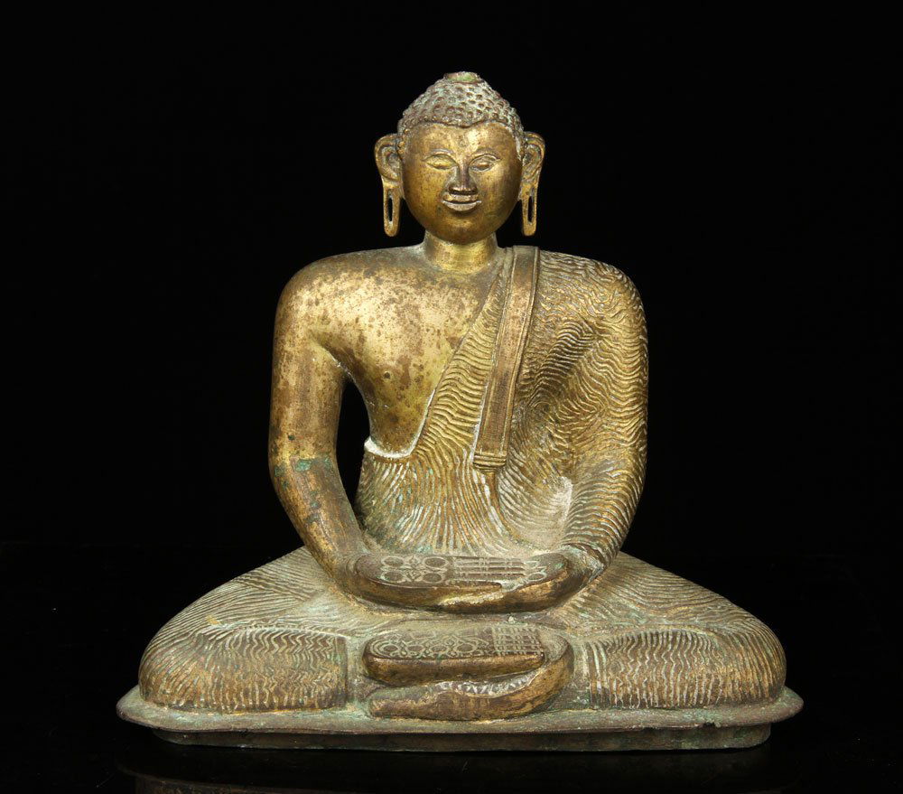 Thai Gilt Bronze Buddha (1 of 4)