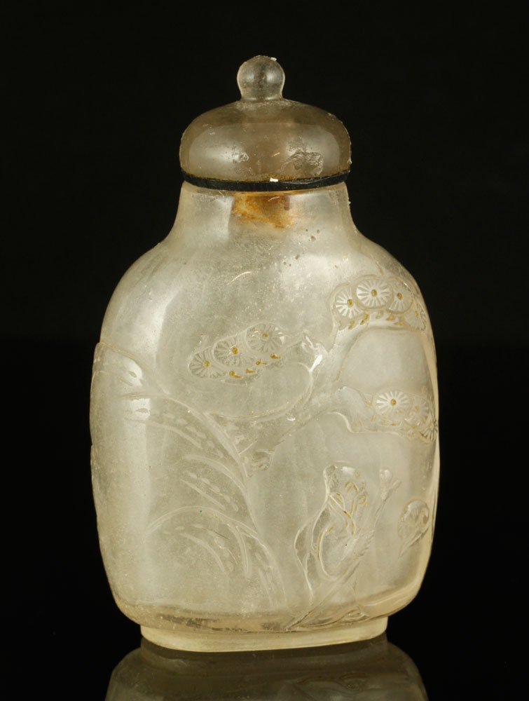 19th C. Chinese Quartz Snuff Bottle (1 of 4)