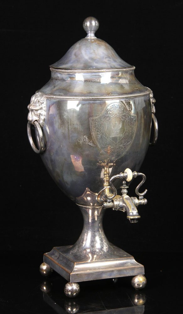 Antique Sheffield Coffee Urn (1 of 5)