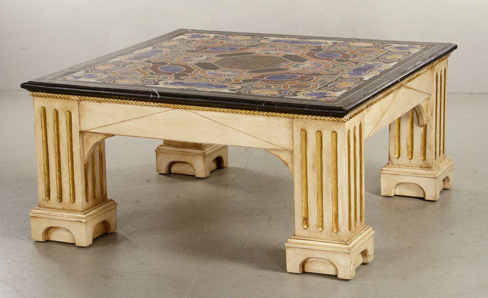 20th C. Pietra Dura Coffee Table (1 of 5)