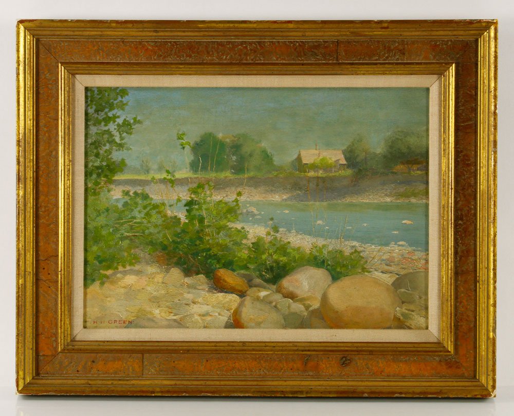 Green, River Scene, O/C (1 of 5)