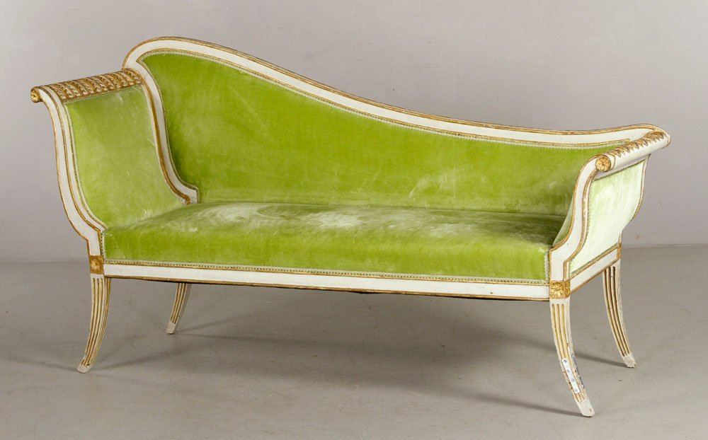 19th C. Chaise Lounge, French (1 of 4)