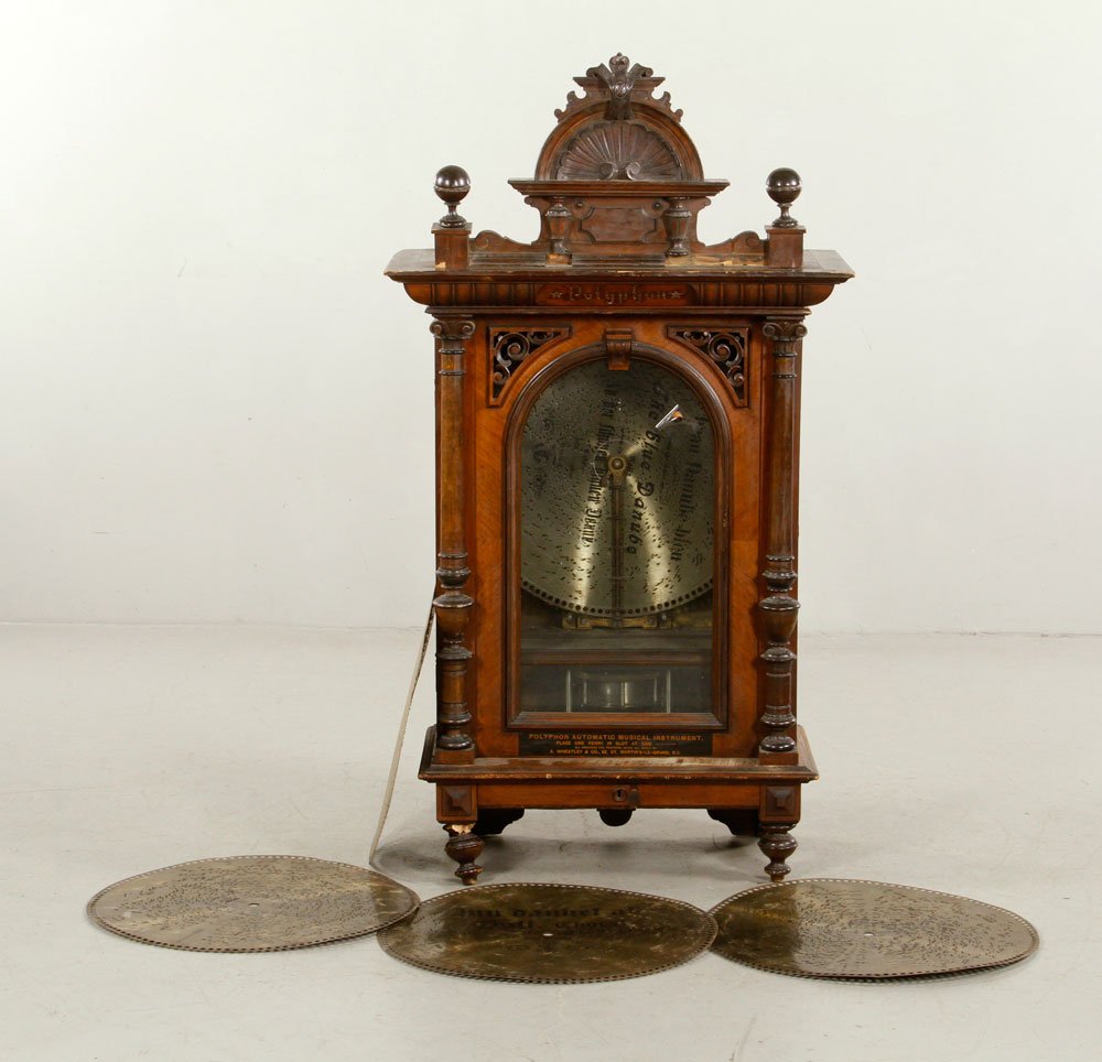 Polyphon Automatic Musical Disc Box (1 of 5)