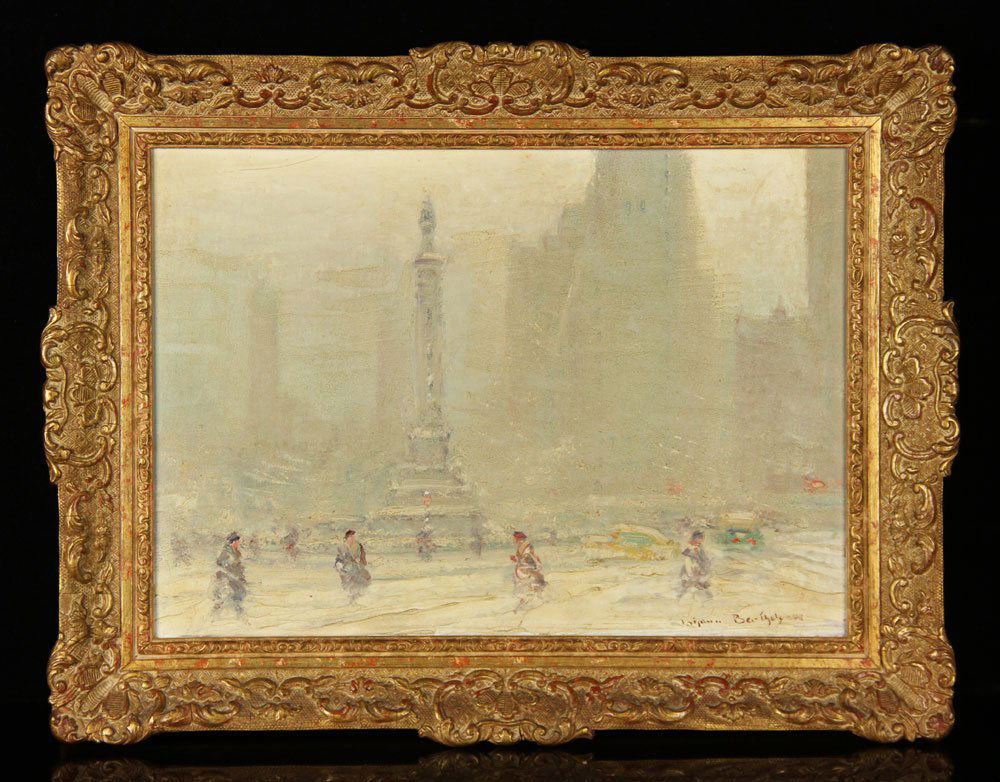 Berthelsen, New York Snow Scene, O/B (1 of 6)