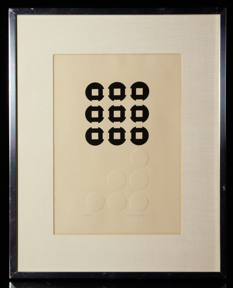 Vasarely, "Illustration for Code," Lithograph (1 of 4)