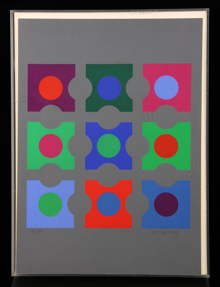 Vasarely, Abstract, Lithograph (1 of 5)