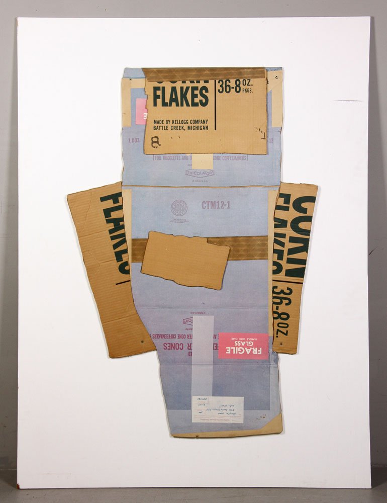 Rauschenberg, "Cardbirds," Cardboard Collage (1 of 7)