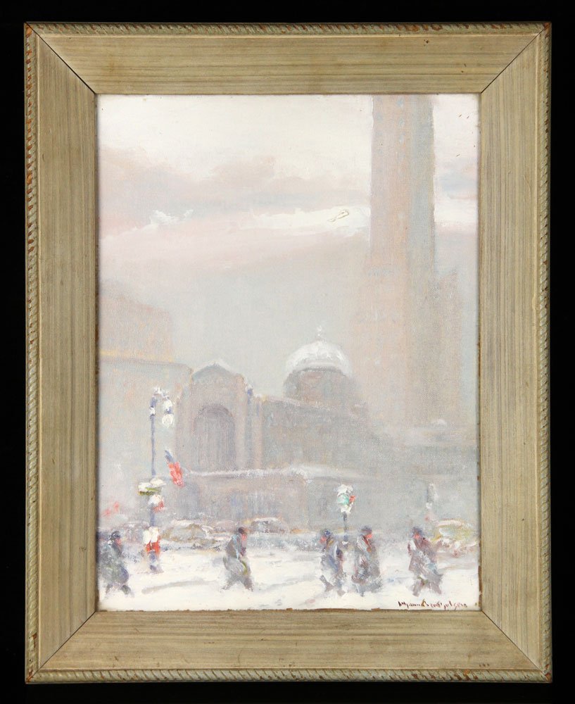Berthelsen, New York Snow Scene, O/B (1 of 6)