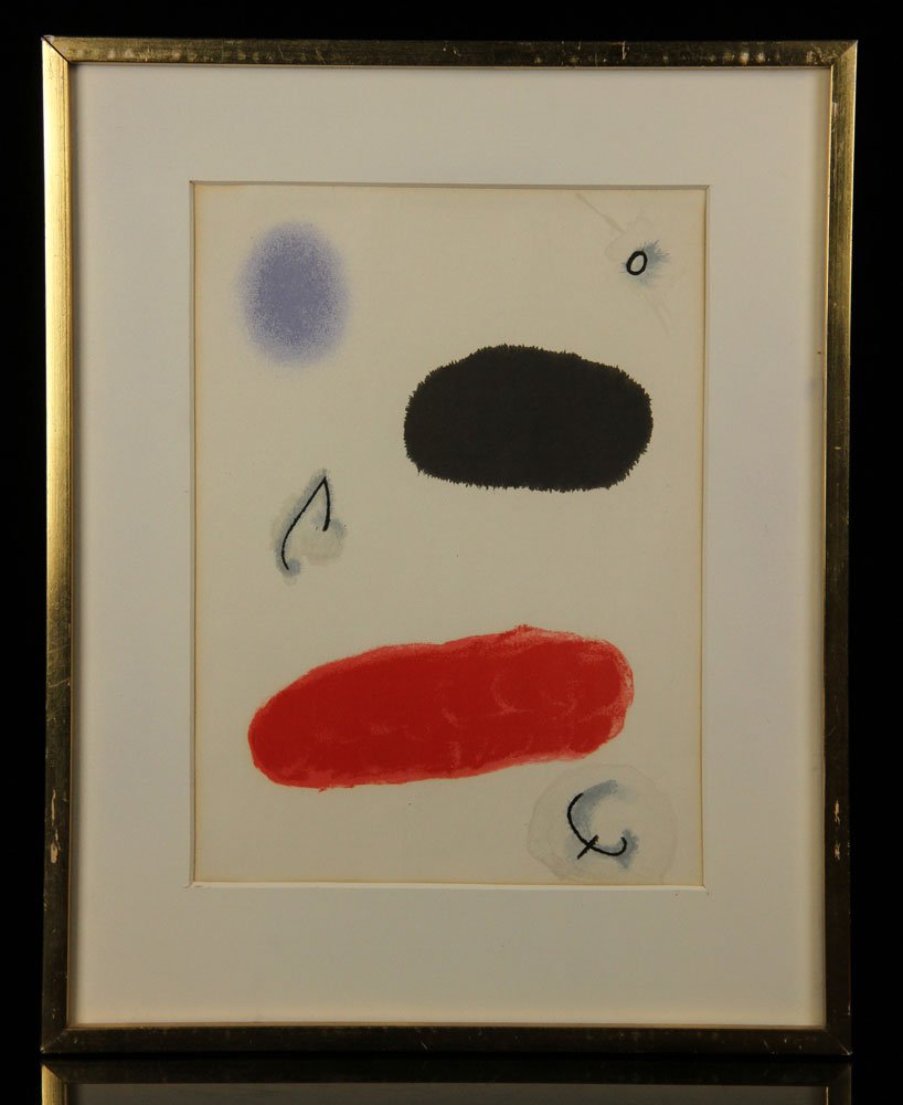 Miro, Abstract, Lithograph (1 of 4)