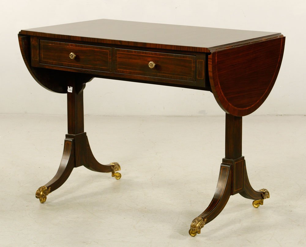 Regency Drop Leaf Sofa Table (1 of 5)