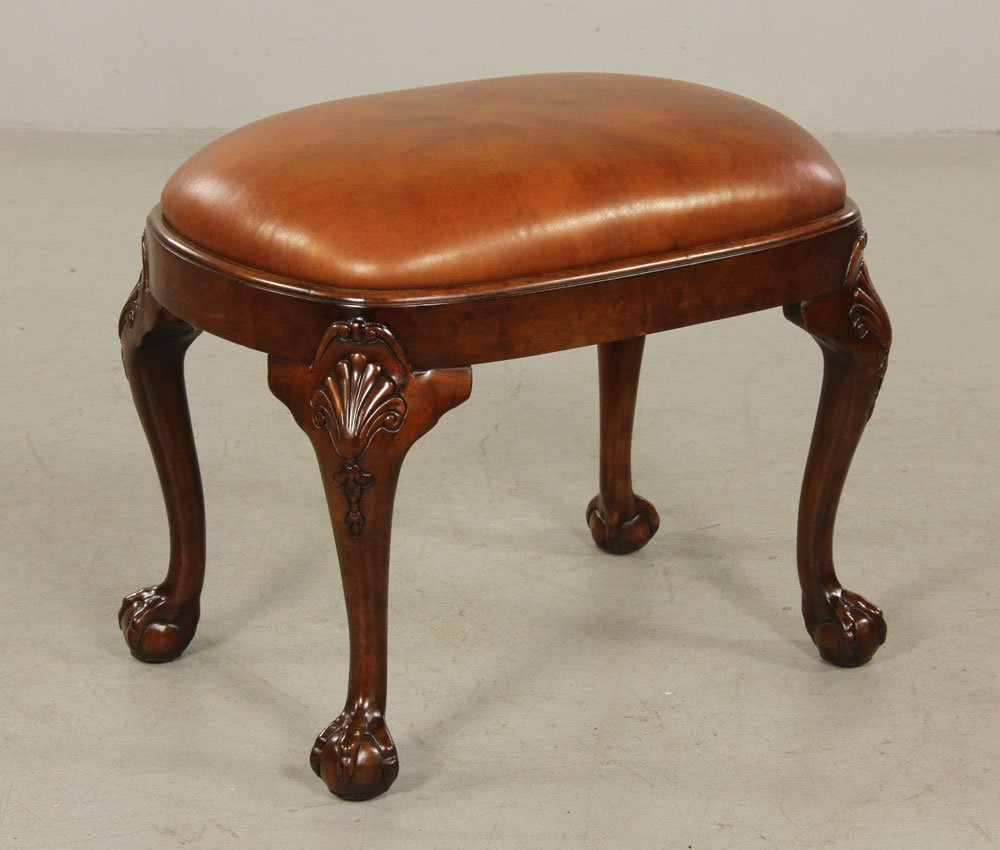 Georgian Walnut Stool (1 of 4)
