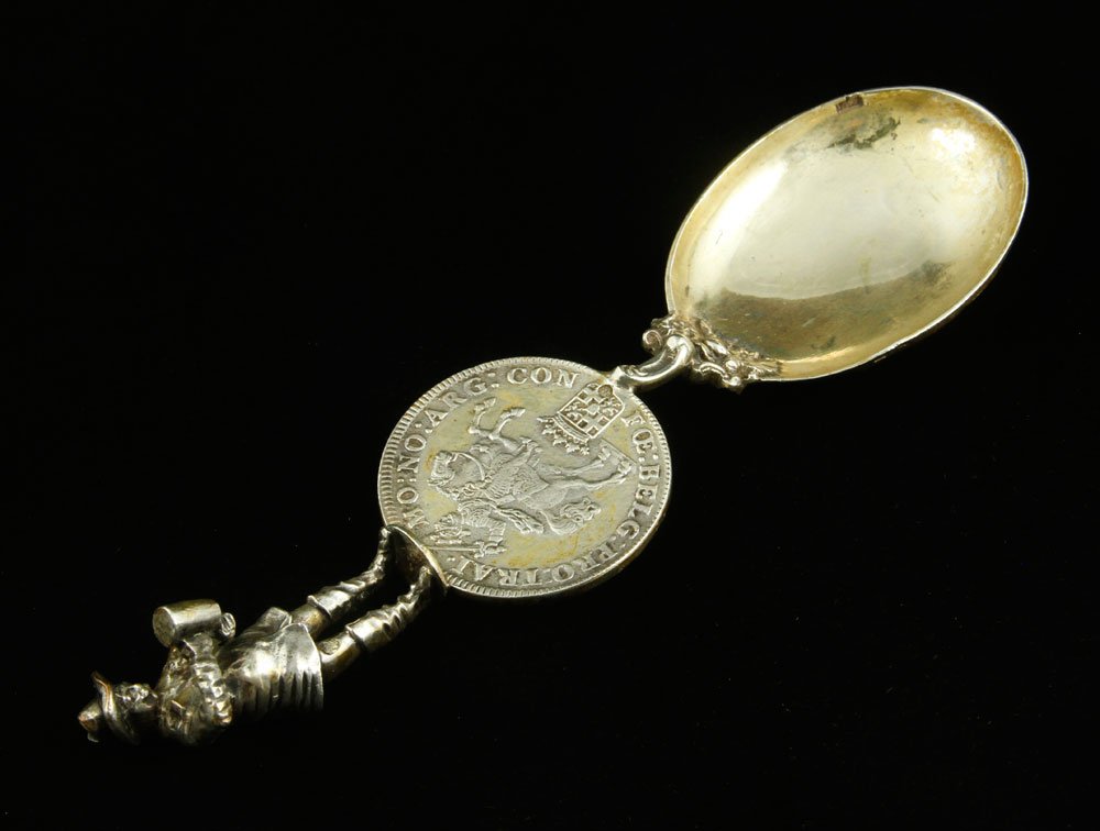Continental Figural Spoon, Silver (1 of 8)