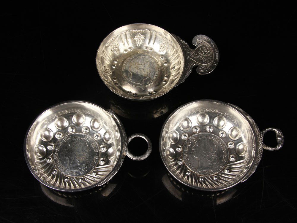 Lot of 3 French Sommelier Tasting Cups (1 of 6)