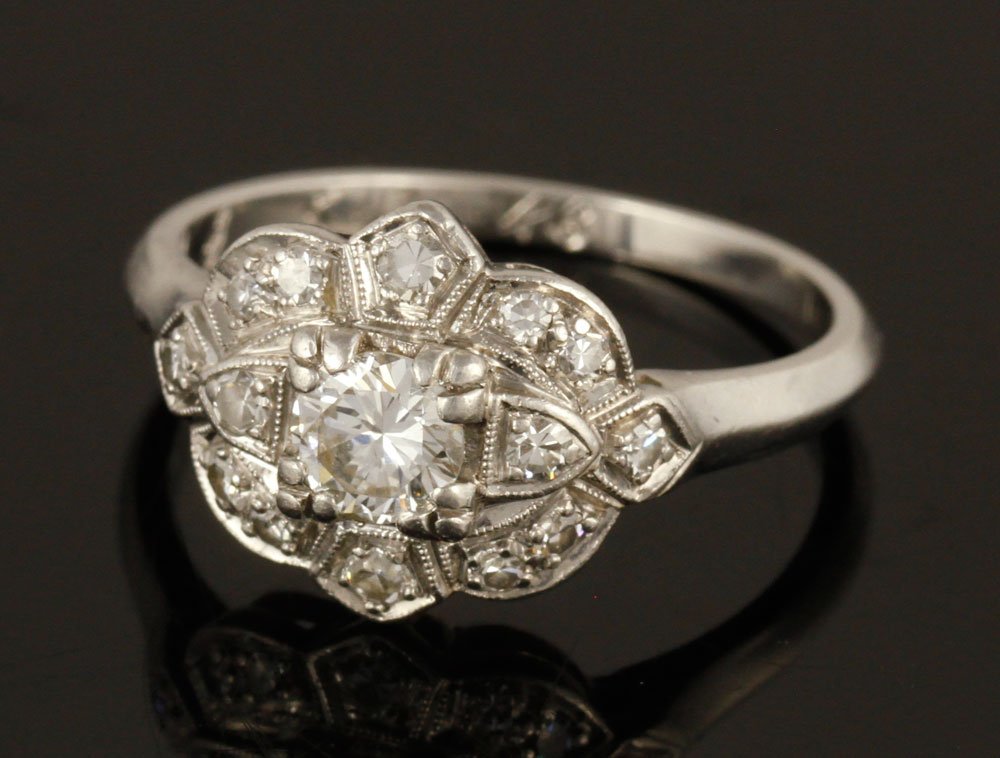 Platinum and Diamond Ring (1 of 4)