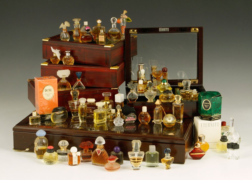 Large Collection of Miniature Perfume Bottles (1 of 5)
