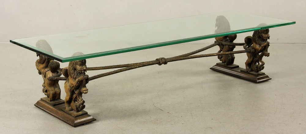 English Bronze Sculptural Table (1 of 4)