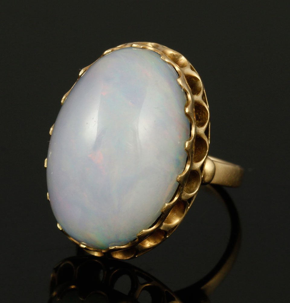 Ladies 14K Gold and Opal Ring (1 of 5)