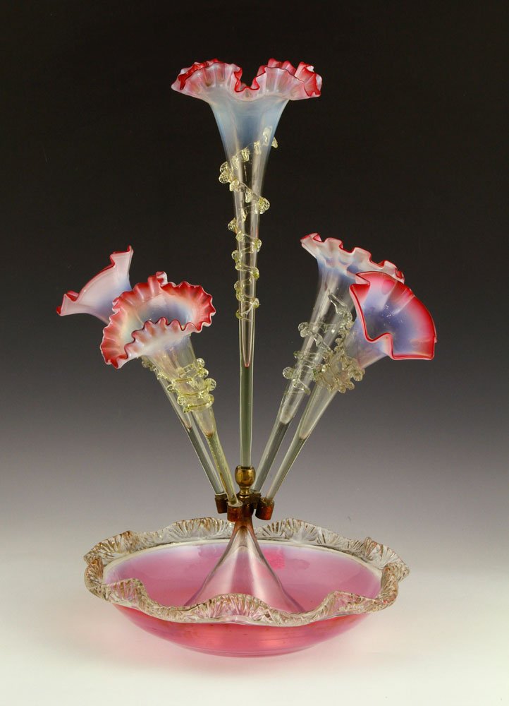 Victorian Glass Epergne (1 of 5)