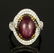 14K Gold, Star Ruby and Diamond Ring - 3