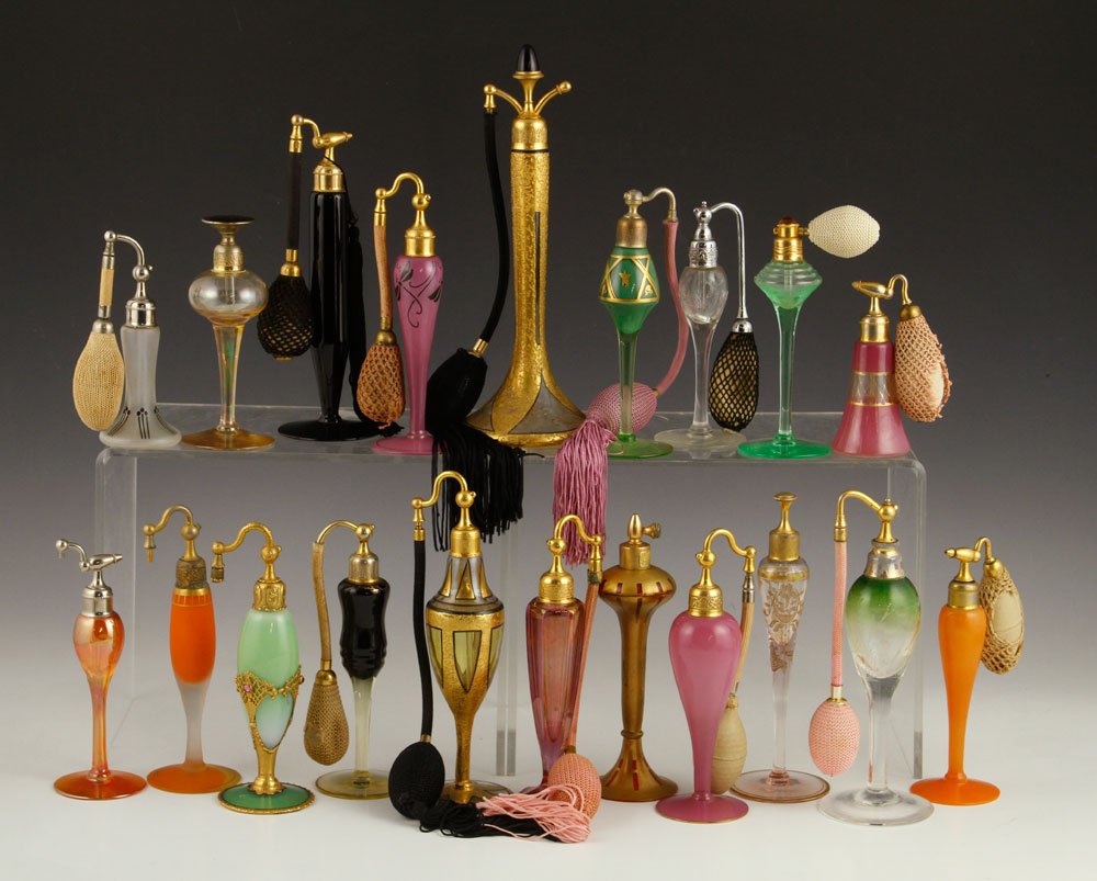 Collection of 20 DeVilbiss Perfumes and Atomizers (1 of 6)