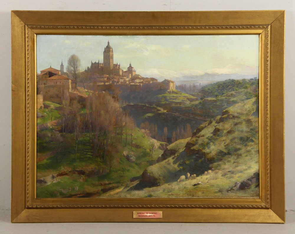 Colthurst, "Spring is Coming," Oil on Canvas (1 of 9)