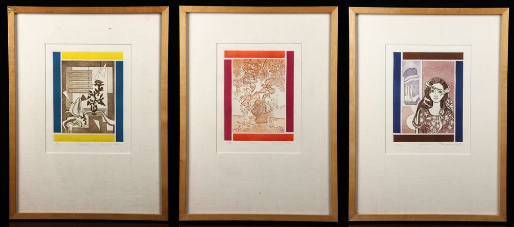 Gilot, Seasons, Lot of 3 Lithographs (1 of 8)
