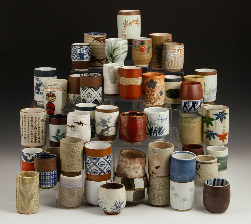 Large Lot of Japanese Teacups (1 of 4)