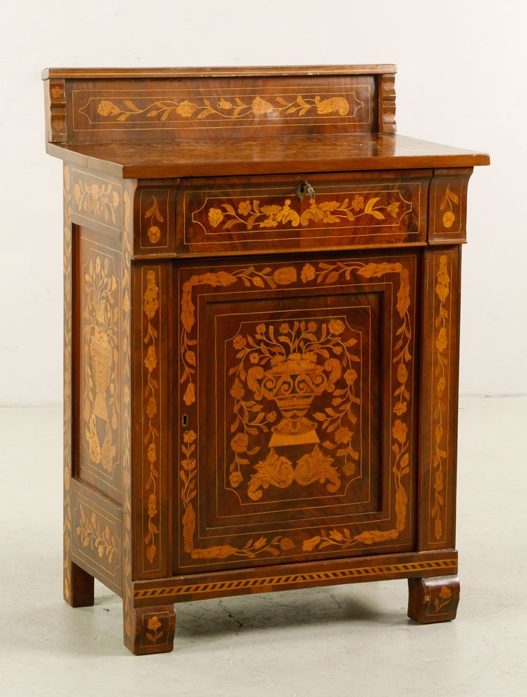 Dutch Inlaid Side Cabinet (1 of 6)